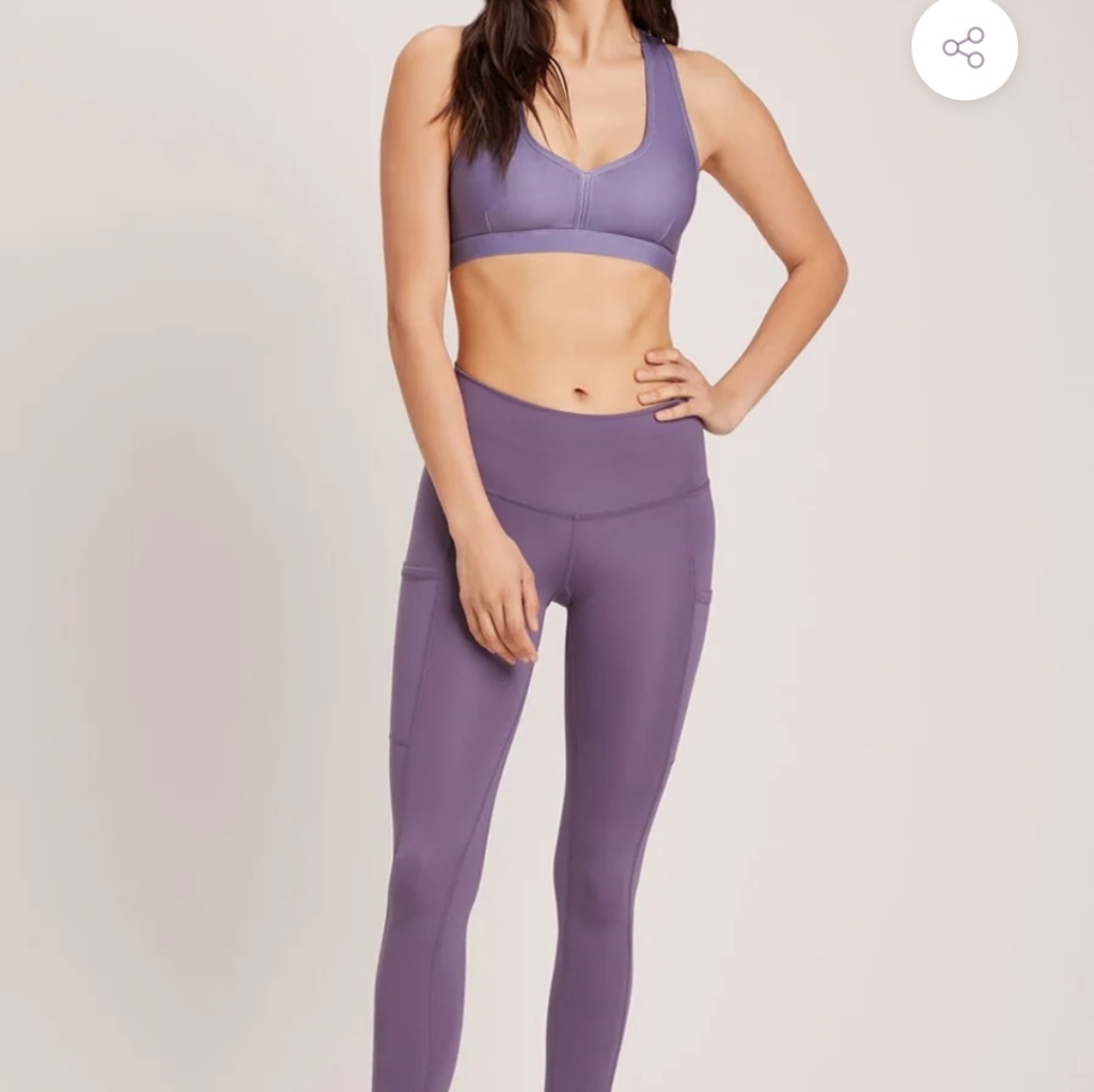 Niyama Sol Wander High Waisted Pocket Legging - Vivid Amethyst